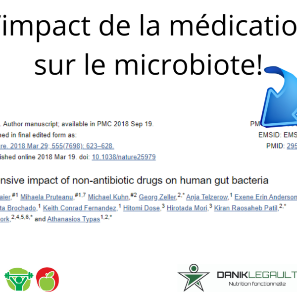 Danik Legault Naturopathe L'impact De La Médication Sur Le Microbiote