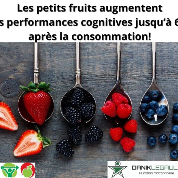 Danik Legault Naturopathe Les Petits Fruits Augmentent Les Performances Cognitives Jusqu'à 6 H Après La Consommation