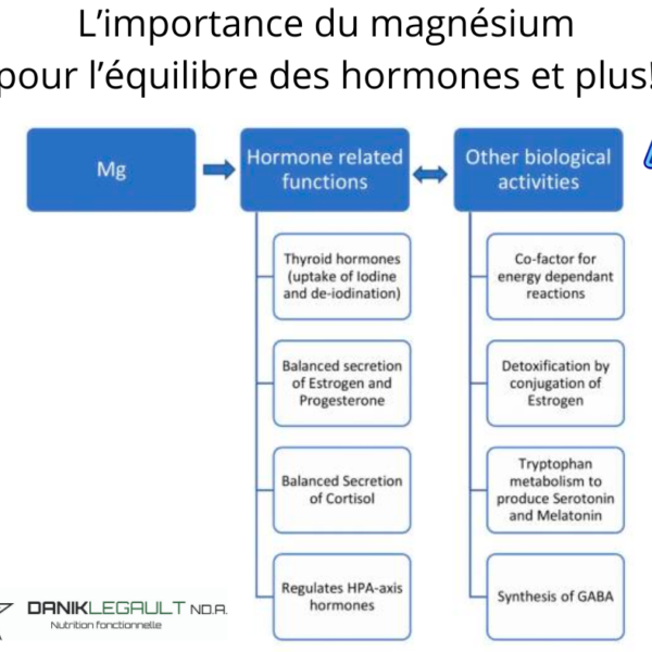 Danik Legault Naturopathe L'importance Du Magnésium Pour L'équilibre Des Hormones Et Plus