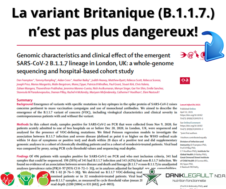danik legault naturopathe la variant britanique (b1.1.7.) n'est pas plus dangereux