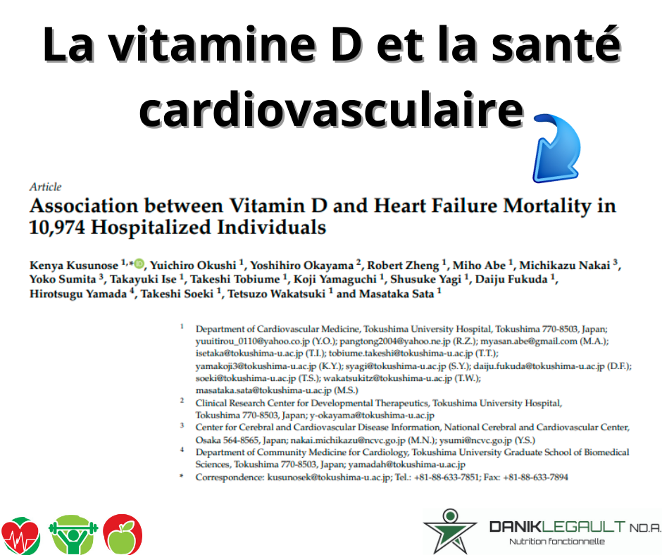 danik legault naturopathe la vitamine d et la santé cardiovasculaire